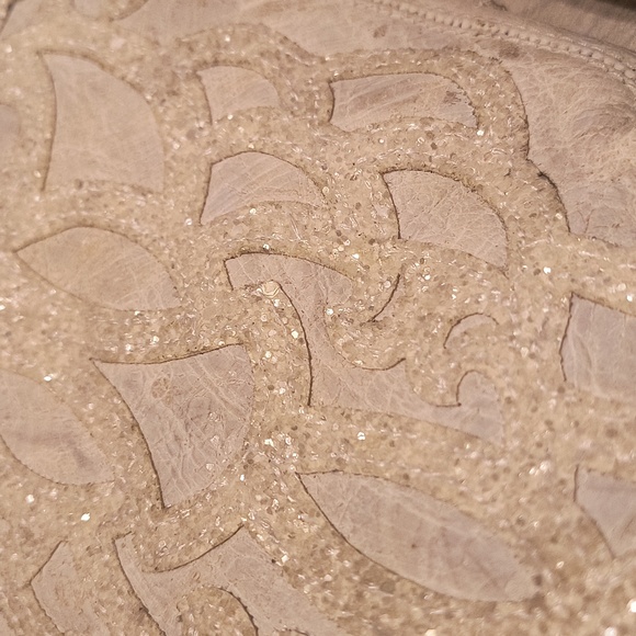 Corral Beige Glitter Overlay Boot - Picture 15 of 16
